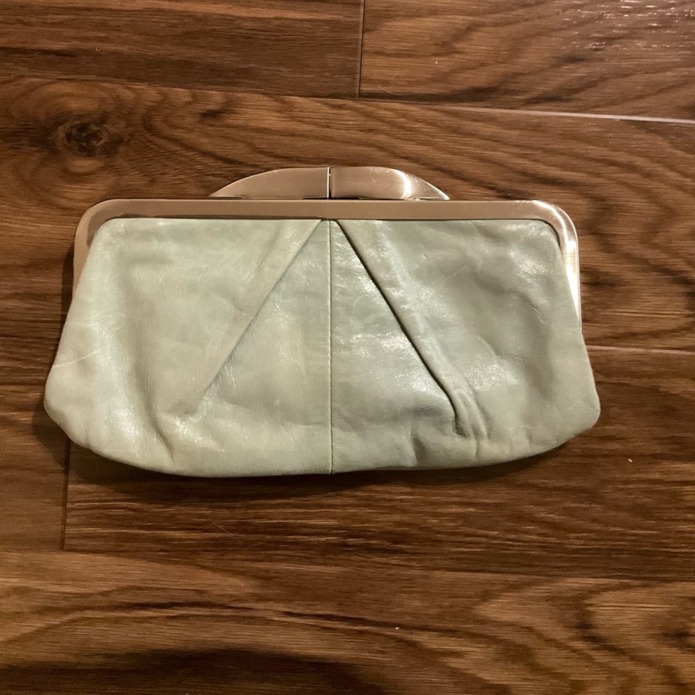 HOBO Brand Clutch in Blue/Green